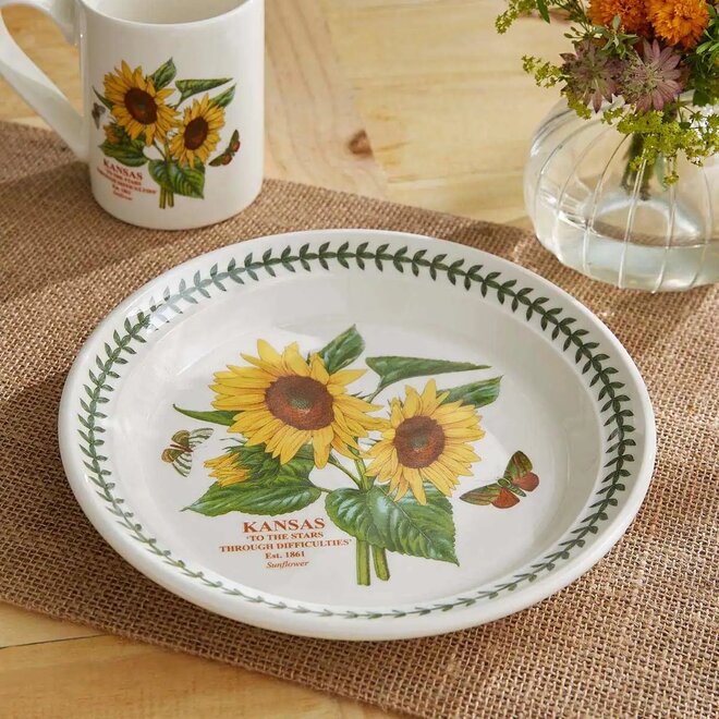 Blossoming States Kansas Sunflower Dinner Plate
