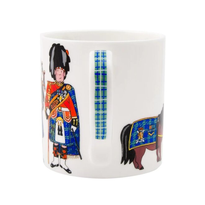 Alison Gardiner Scottish Pipers Mug