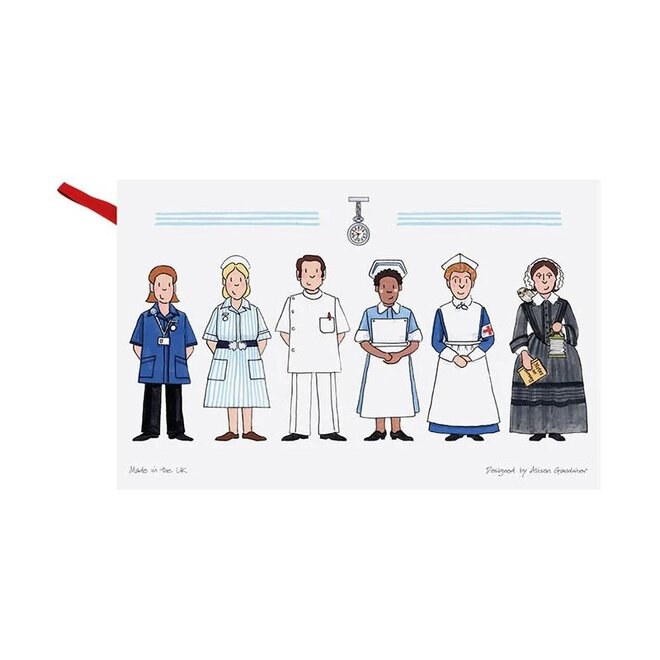Alison Gardiner Nursing Tea Towel