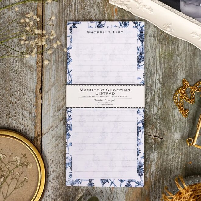 Chateau (French Lavender) Magnetic Shopping List Pad
