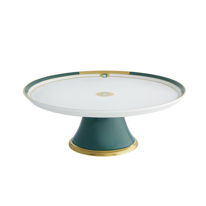 Art Deco Emerald Cake Stand