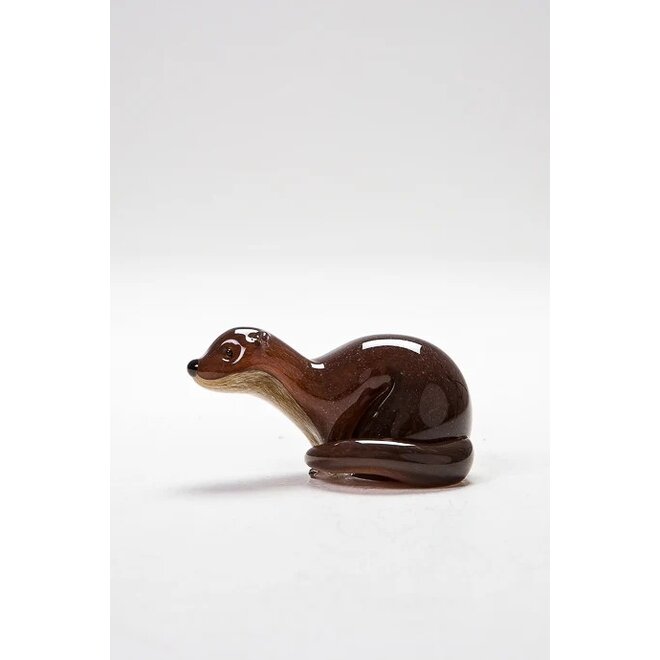 Small Glass Otter Figurine