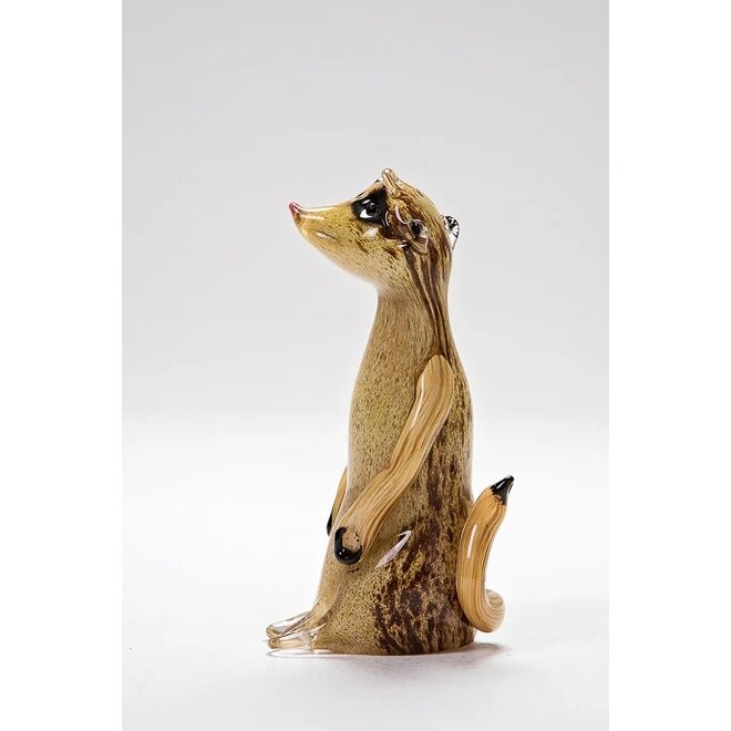 Small Glass Meerkat Figurine