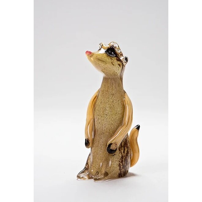 Small Glass Meerkat Figurine