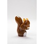 Small Glass Red Squirrel Figurine