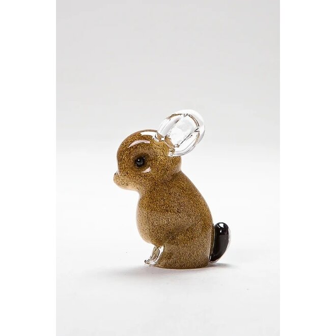 Small Glass Rabbit Figurine