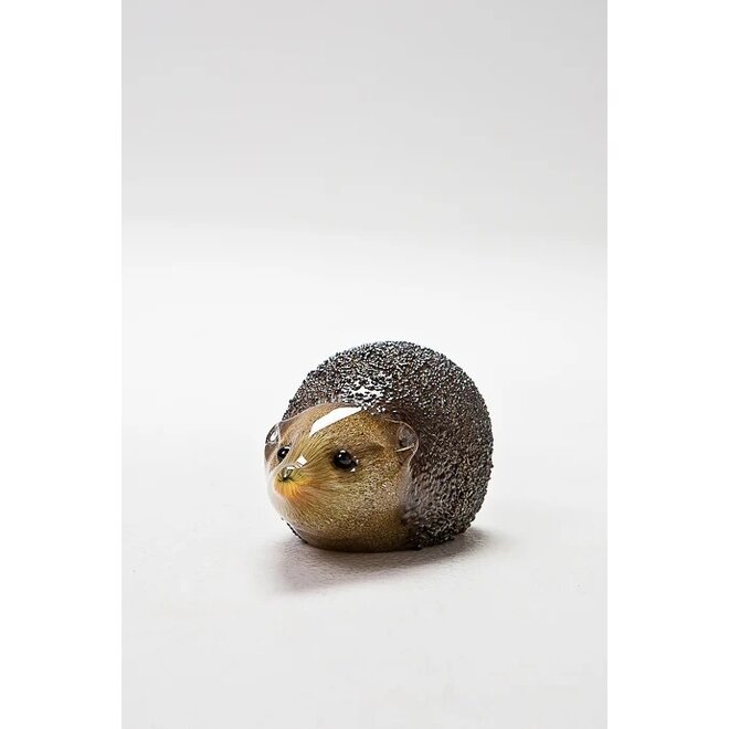 Small Glass Hedgehog Figurine