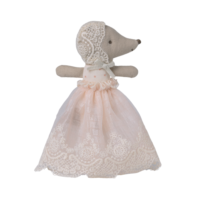 Baby Mouse in a Gown- Powder