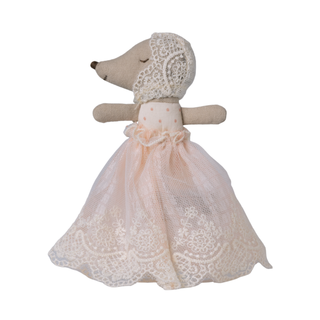 Baby Mouse in a Gown- Powder