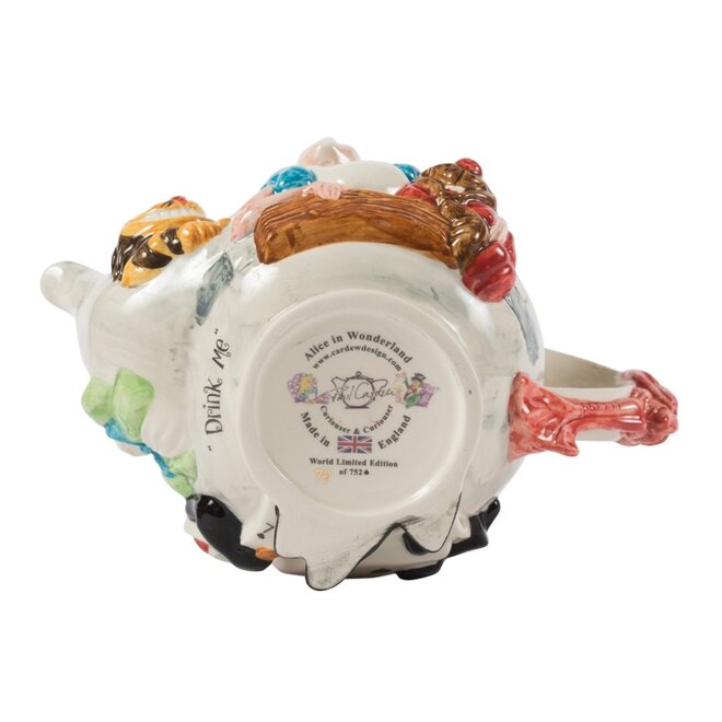 Alice in Wonderland Curiouser & Curiouser Teapot
