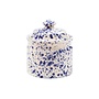 Blue Splatter Sugar Bowl