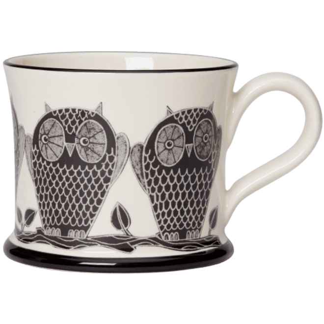 Moorland Pottery Owl Mug