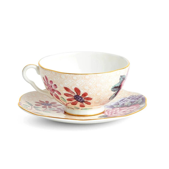 Cuckoo Peach Teacup & Saucer