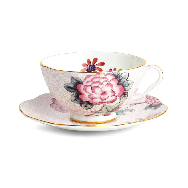 Cuckoo Pink Teacup & Saucer