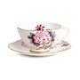 Cuckoo Pink Teacup & Saucer