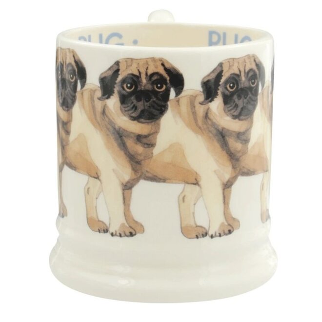 Dogs Pug 1/2 Pint Mug