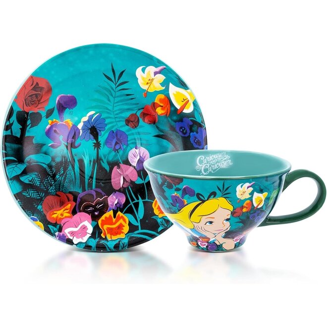 Alice in Wonderland Teacup & Saucer