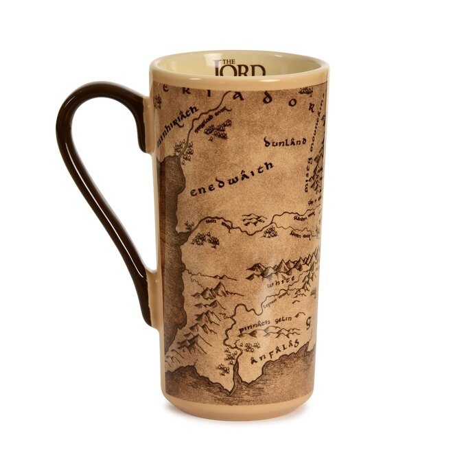 Lord of the Rings Map Mug