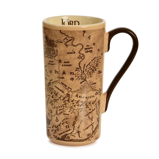 Lord of the Rings Map Mug