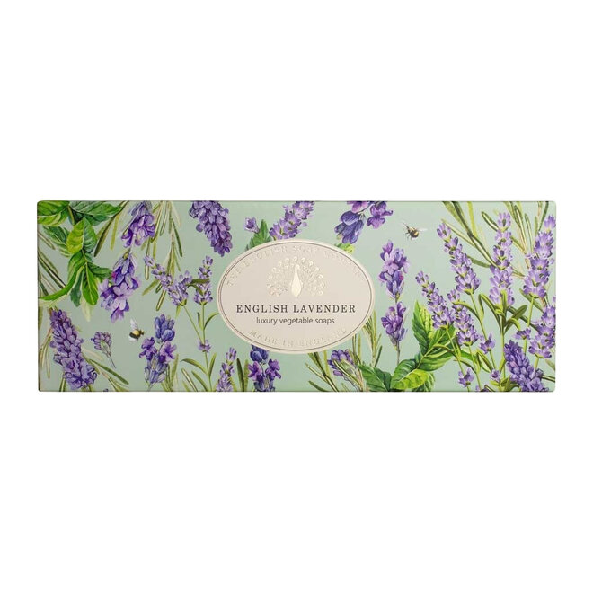 English Soap Co. Heritage English Lavender Bar Soap Set