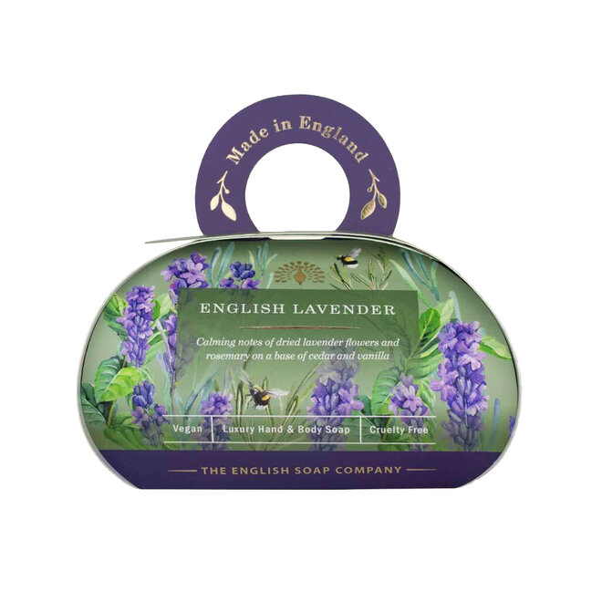 English Soap Co. Heritage English Lavender Large Gift Soap