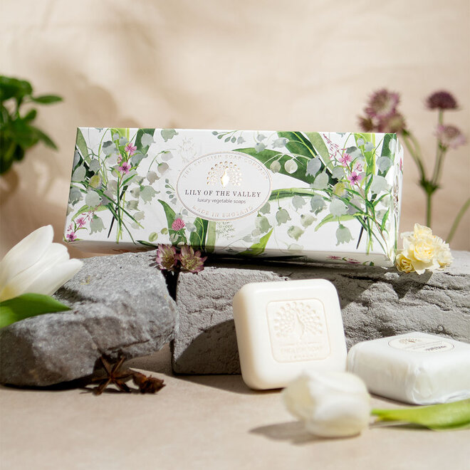 Heritage Lily of The Valley Bar Soap Set