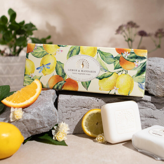 Heritage Lemon & Mandarin Bar Soap Set