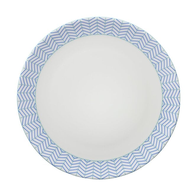 Ebb Tea Plate in Blue & Turquoise