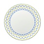 Ripple Tea Plate in Yellow & Blue