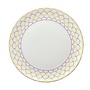 Ripple Tea Plate in Pink & Yellow