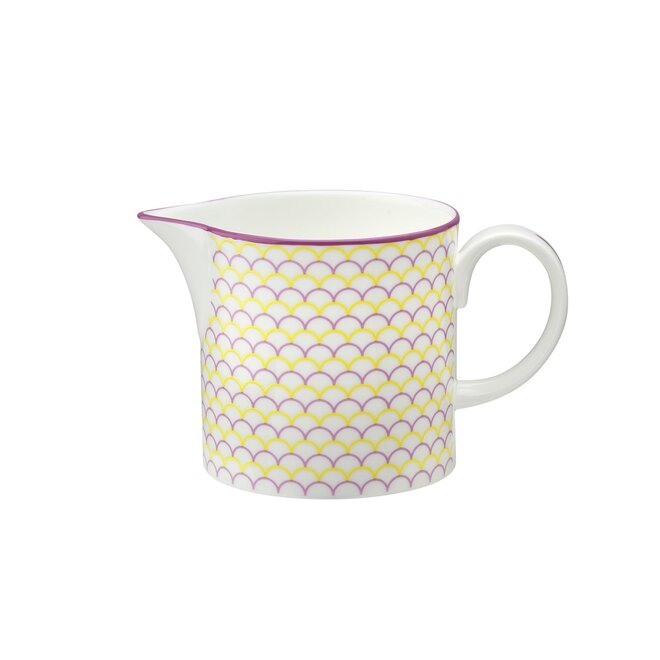 Ripple Milk Jug in Pink & Yellow