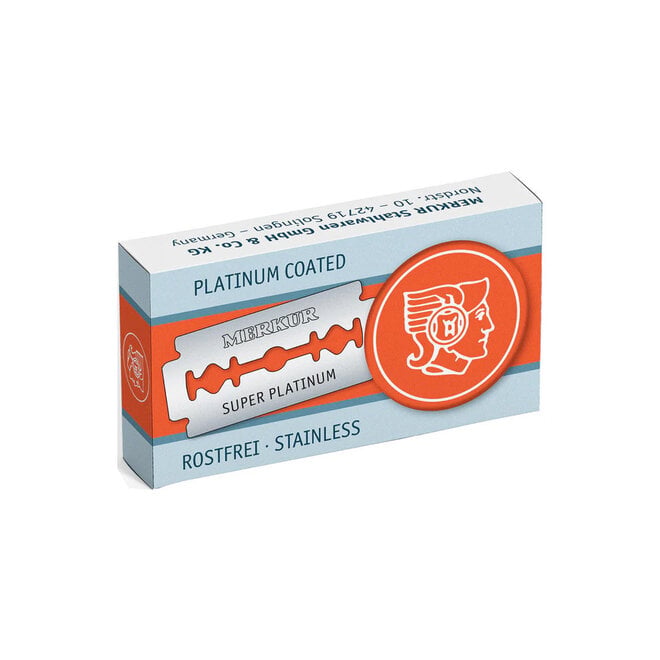 Merkur Solingen Super Platinum Double Edge Razor Blades (10 pack)