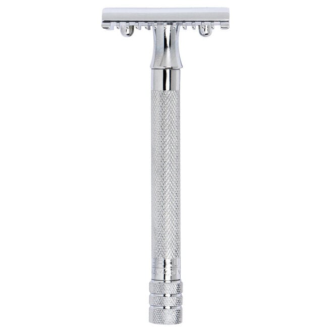 Merkur Double Edge Safety Razor 25C, Open Comb Guard