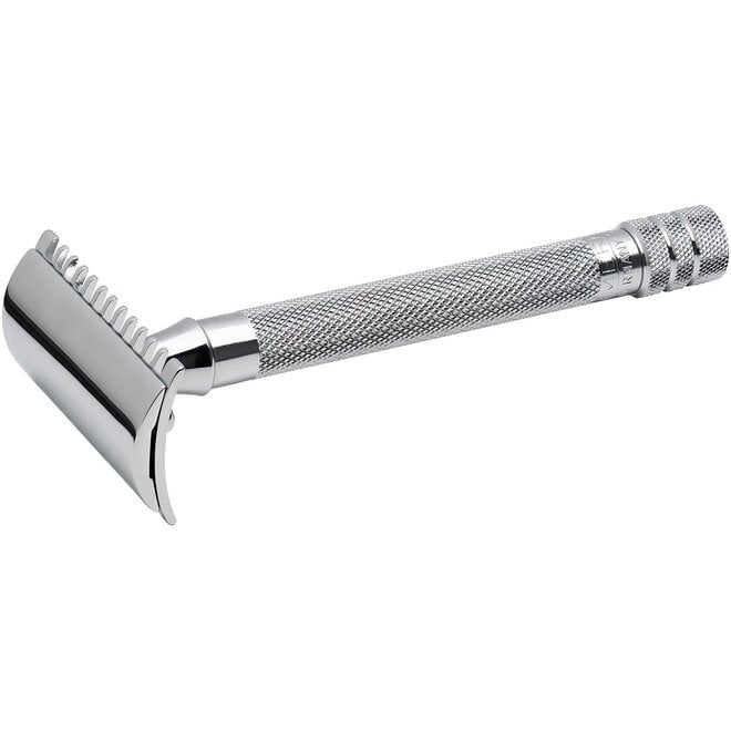 Merkur Double Edge Safety Razor 25C, Open Comb Guard
