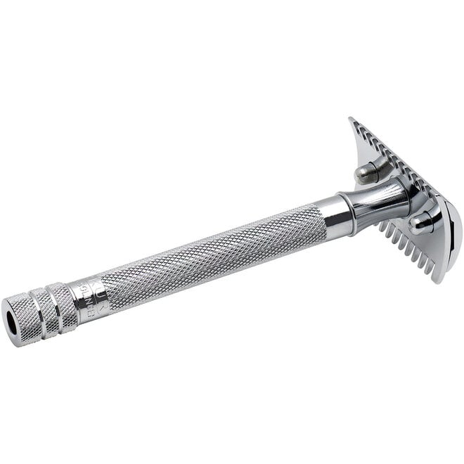 Merkur Double Edge Safety Razor 25C, Open Comb Guard