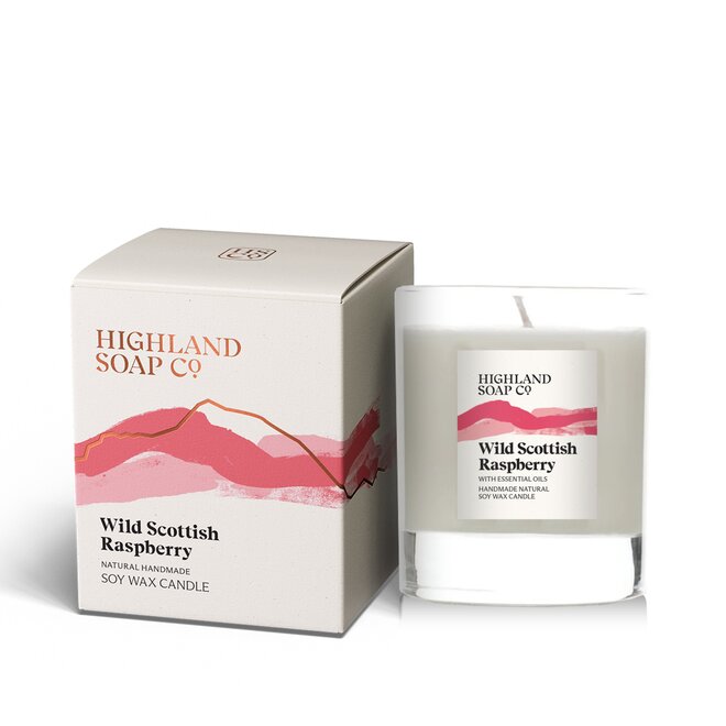 Wild Scottish Raspberry Soy Wax Candle