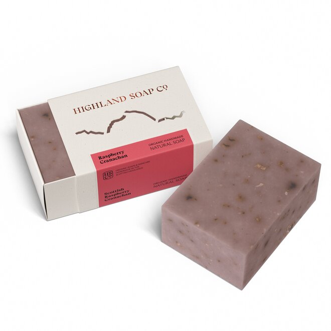 Scottish Raspberry Cranachan Bar Soap