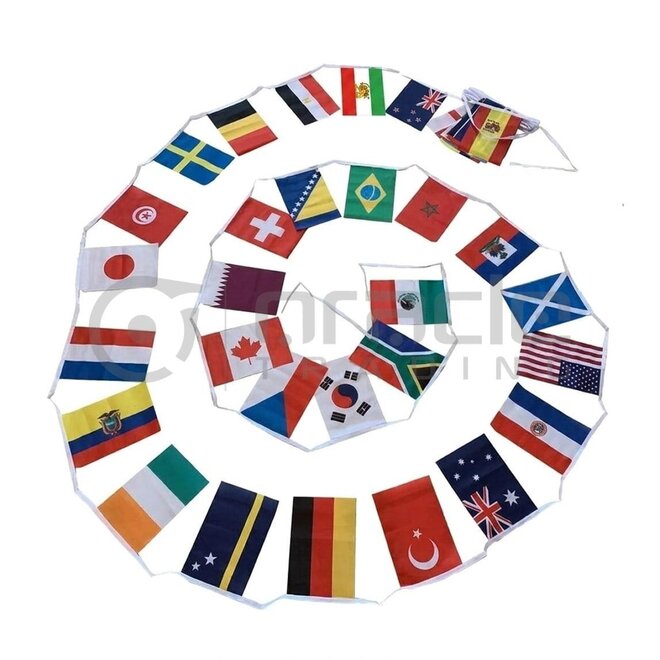 World Soccer String Flag 2026