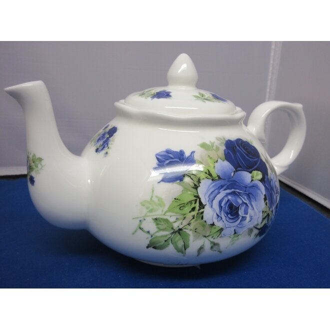 Adderley Ceramics Summertime Blue Teapot