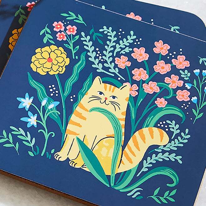 Marmalade Meadow Coasters