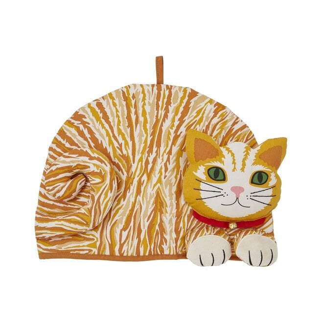 Ginger Cat Shaped Tea Cozy