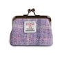 Harris Tweed Purple Tartan Coin Purse
