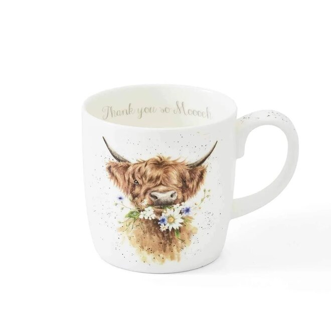 'Thank You' Cow Large Mug