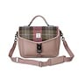 Harris Tweed Pink & Green Tartan Mini Laptop Bag