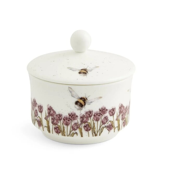 'Bumble Bee' Covered Sugar Bowl