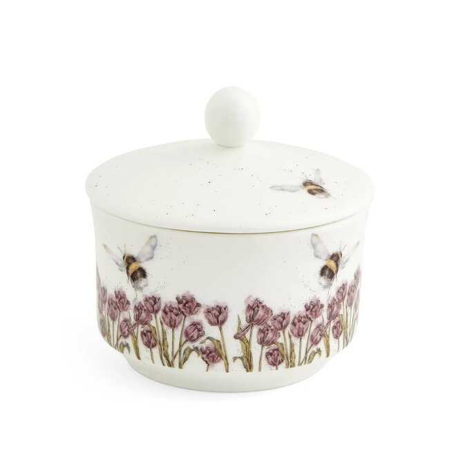 'Bumble Bee' Covered Sugar Bowl