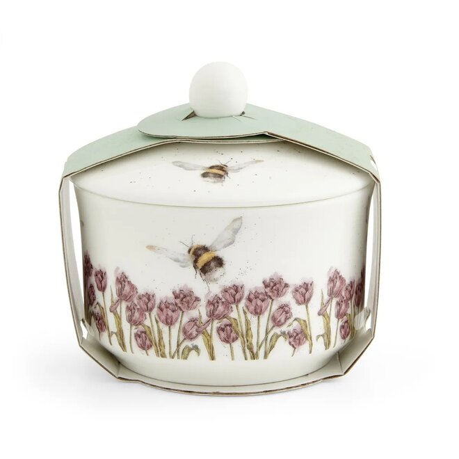 'Bumble Bee' Covered Sugar Bowl