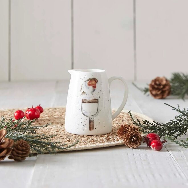 'A Little Red Robin' Posy Jug