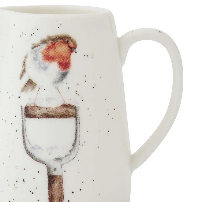 'A Little Red Robin' Posy Jug