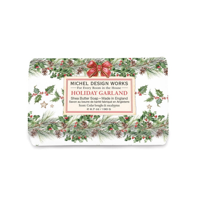 Holiday Garland Medium Bath Bar Soap